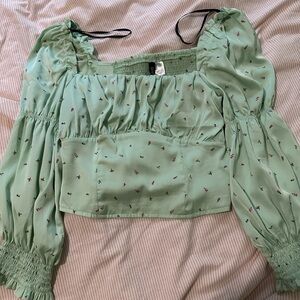 floral blouse size small